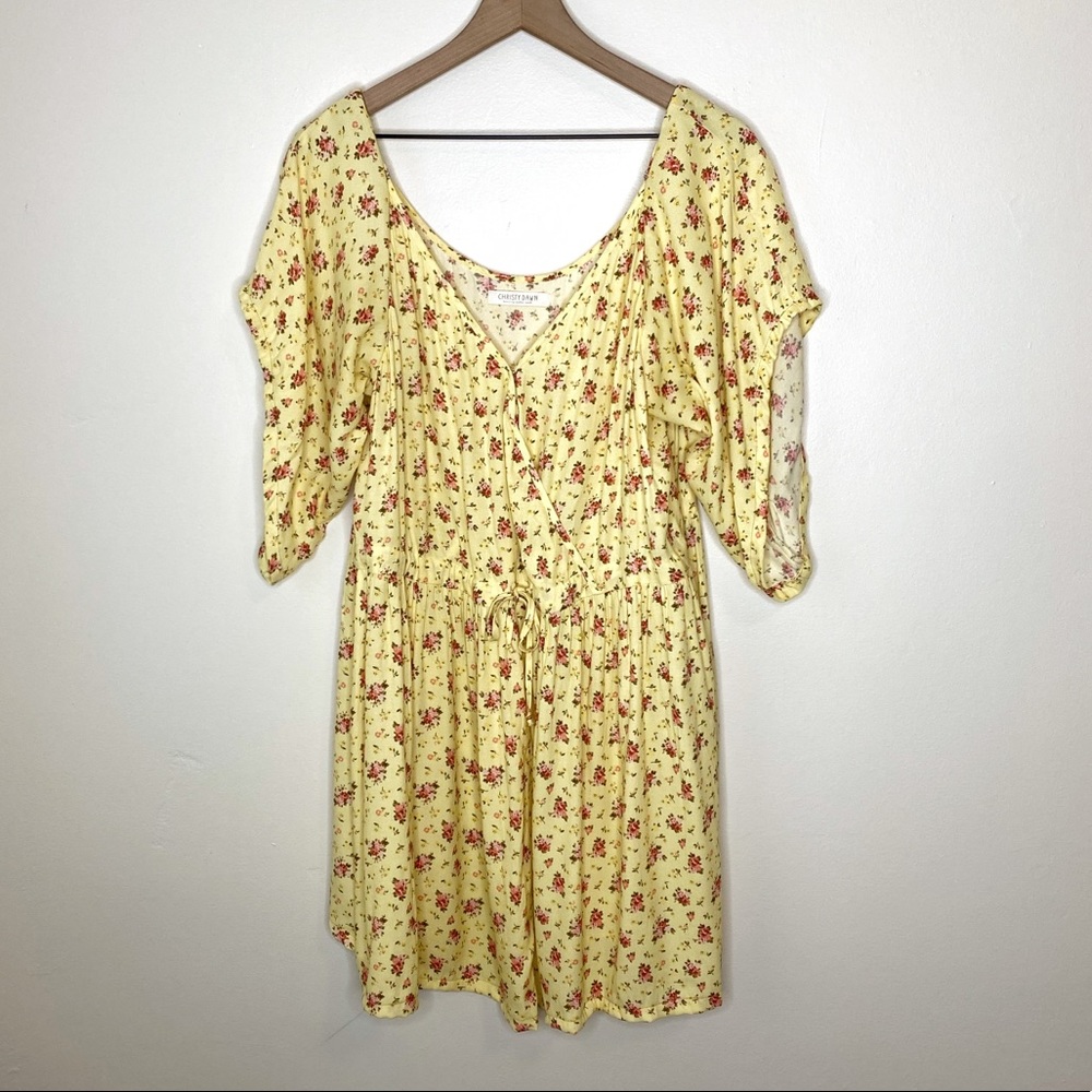 Christy Dawn Yellow Floral Dress